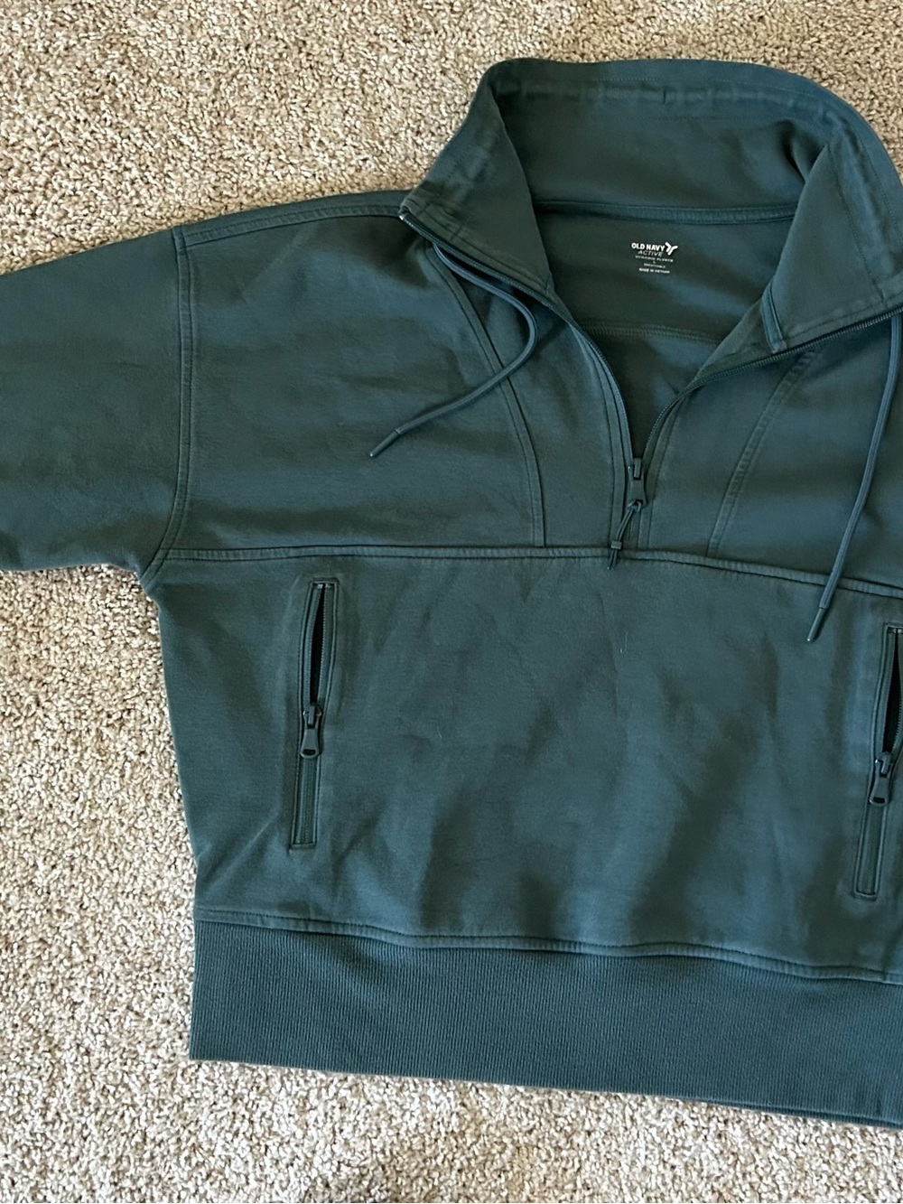 Old Navy Dark Teal Half-Zip Pullover